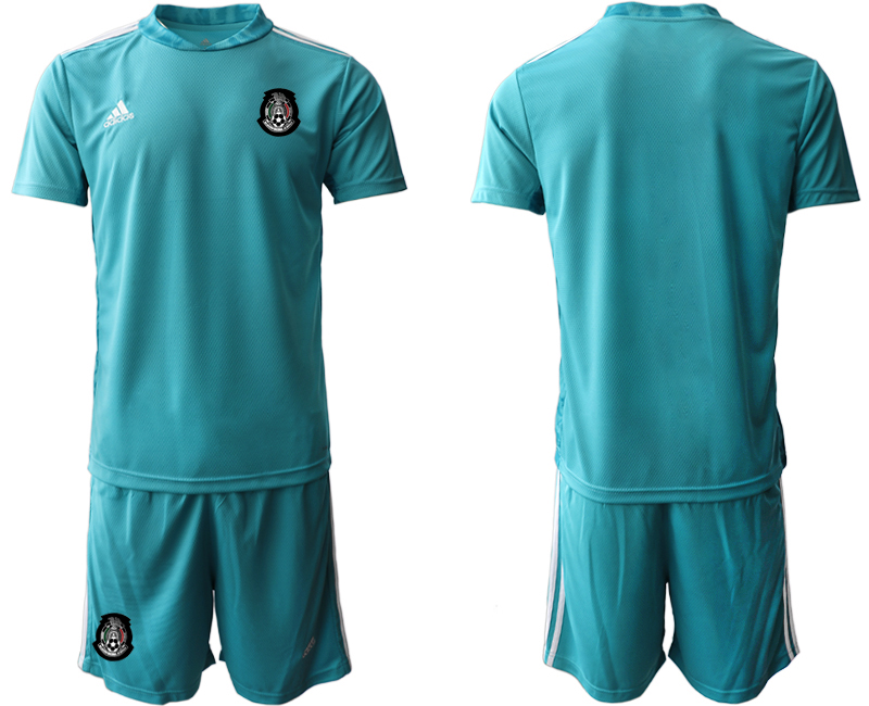 Men 2020-2021 Season National team Mexico goalkeeper blue Soccer Jersey->mexico jersey->Soccer Country Jersey